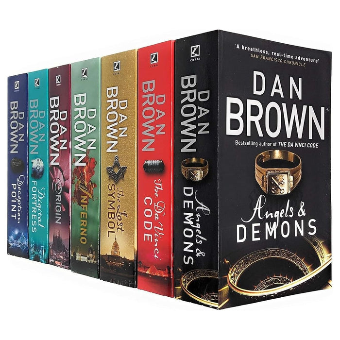 Dan Brown Robert Langdon Series 7 Books Collection Set Paperback - The Book Bundle