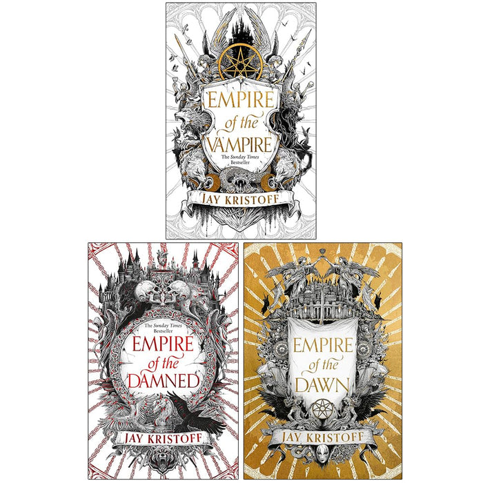 Empire of the Vampire Series 3 Books Collection Set By Jay Kristoff (Empire of the Vampire, Empire of the Damned & Empire of the Dawn) - The Book Bundle