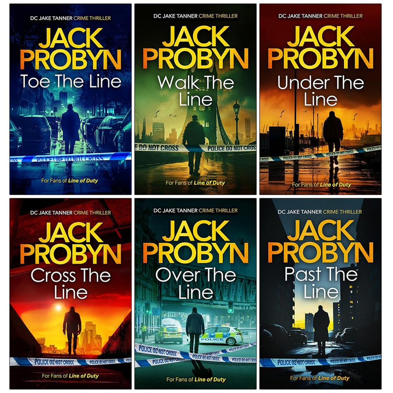 DC Jake Tanner Series 6 Books Collection Set by Jack Probyn - Crime Thriller - Paperback