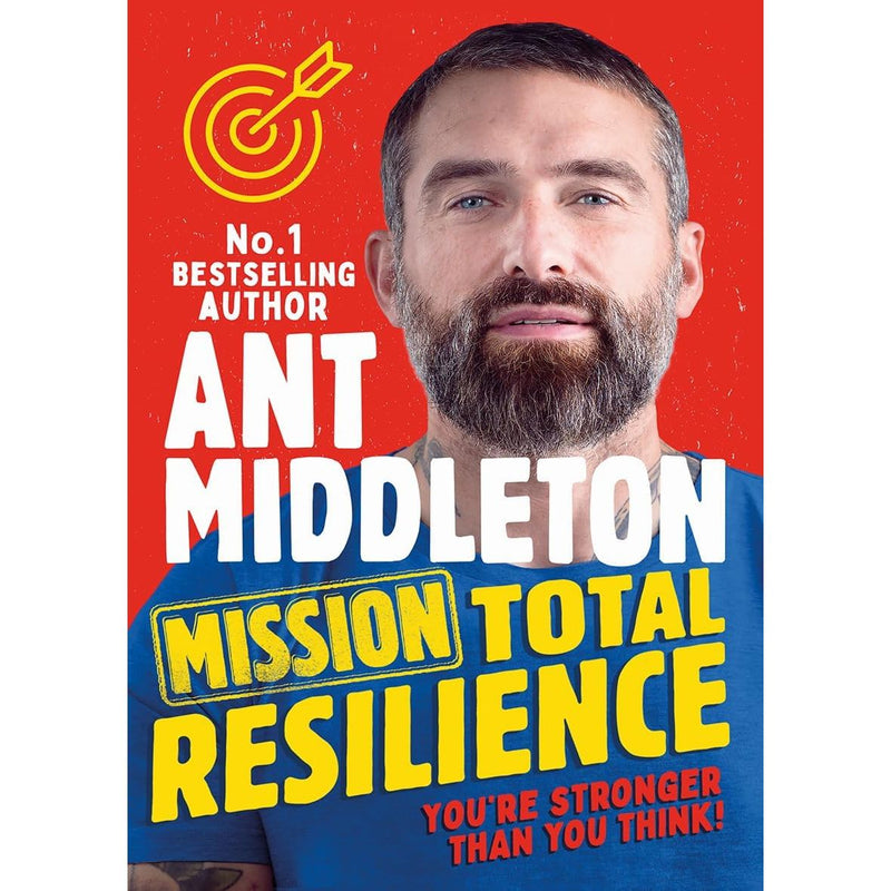 Set of four books including The Expectation Effect and Mission Total Resilience by David Robson and Ant Middleton, displayed together.
