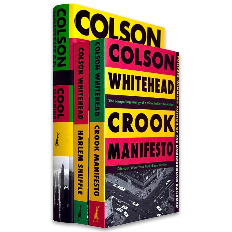 Harlem Shuffle, Crook Manifesto, & Cool Machine 3 Books Collection Set by Colson Whitehead - Fiction - Mixed Format