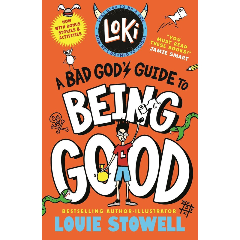 Loki A Bad God's Guide Series 4 Books Collection Set by Louie Stowell (Guide To Taking The Blame & Guide To Being Good)