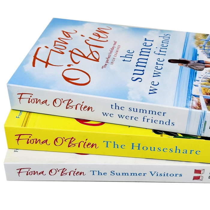 Fiona O'Brien Collection 3 Books Set (The Summer We Were Friends, The Houseshare and The Summer Visitors) - The Book Bundle