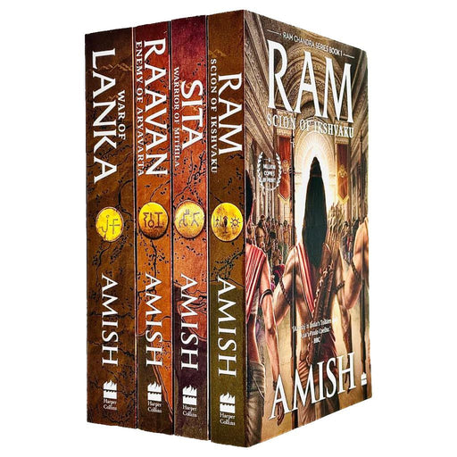 Amish Tripathi Ram Chandra Series Collection 4 Books Set (Suheldev, Sita, Raavan & War of Lanka) - The Book Bundle