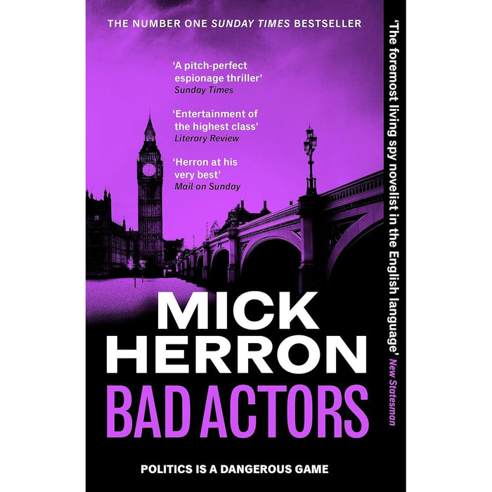 Mick Herron 10 Books Collection Set (Slow Horses, Dead Lions, Real Tiger, Spook Street, London Rules, Joe Country, Slough House, Bad Actors, Clown Town & The Secret Hours) - The Book Bundle