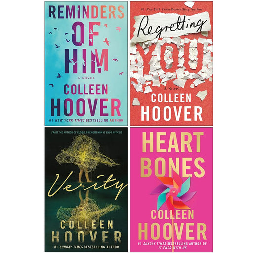 Colleen Hoover Collection 4 Books Set (Reminders of Him A Novel, Regretting You, Verity & Heart Bones) - The Book Bundle