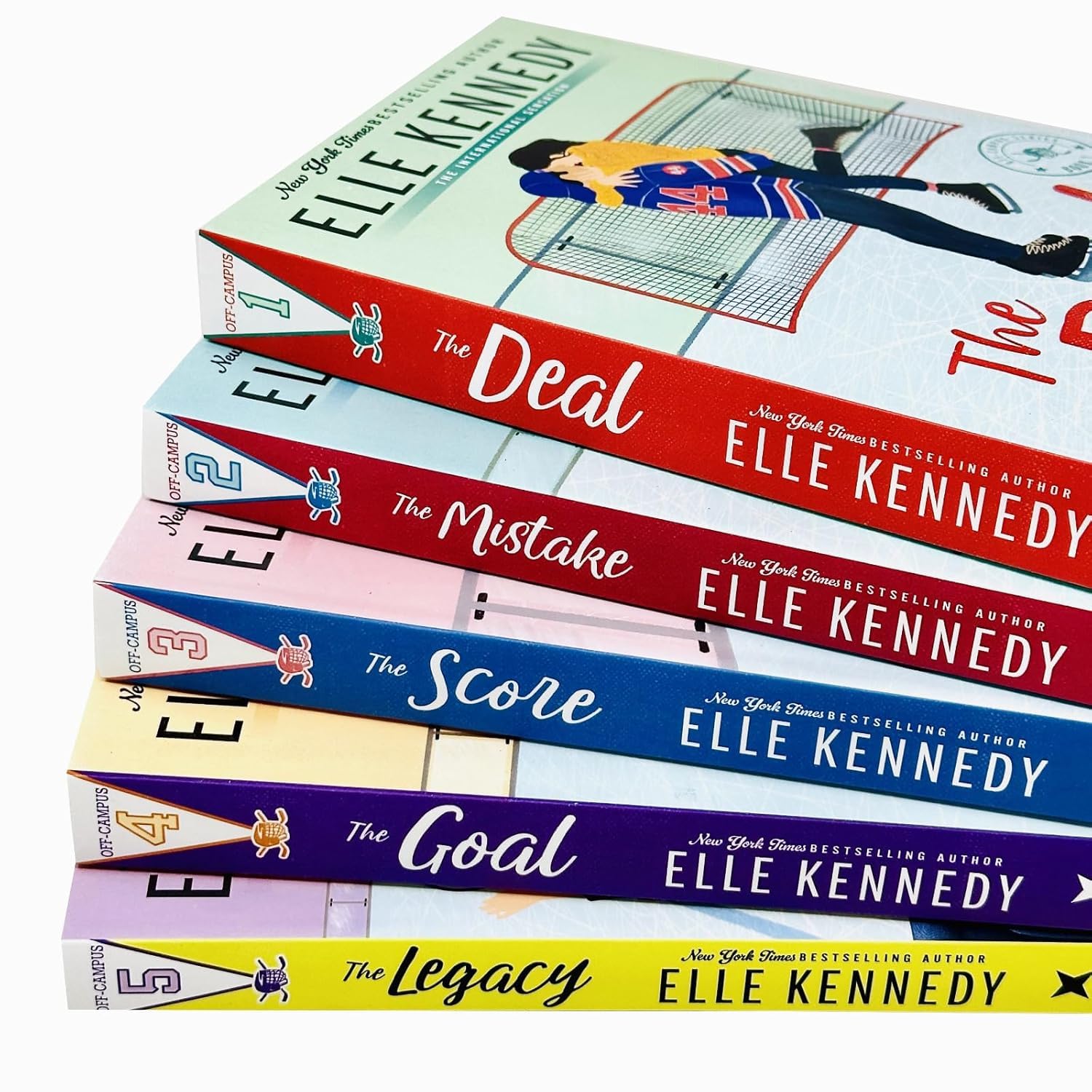 Off-Campus Series Books 1 -5 Collection Set by Elle Kennedy (The