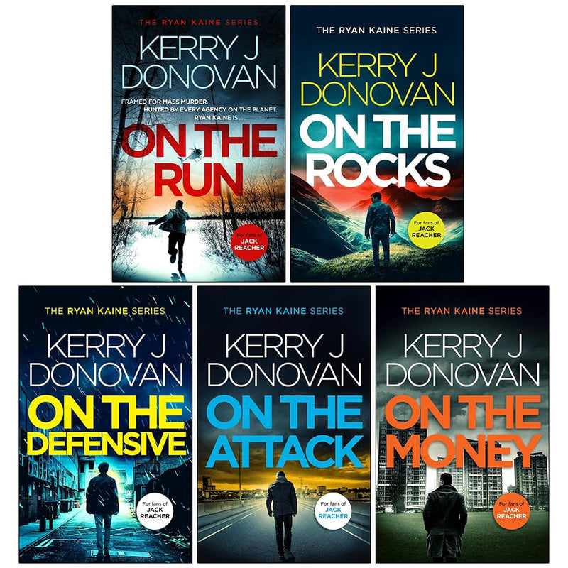 On The Rocks, On The Run, On The Money, On The Attack 5 Books Collection Set by Kerry J Donovan - Fiction - Mixed Format