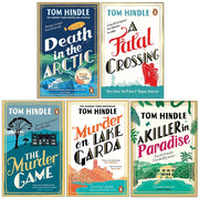 Tom Hindle Crime Mystery Collection by Tom Hindle, 5-book set, fiction series with Penguin/Century Ltd branding, featuring book covers.