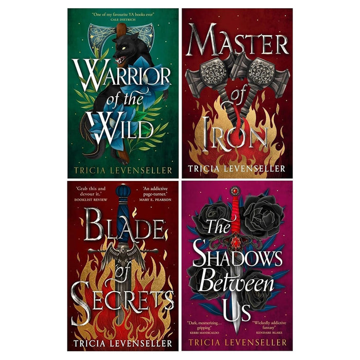 Tricia Levenseller Collection 4 Books Set (Blade of Secrets, Master of Iron, Warrior of the Wild, The Shadows Between Us) - The Book Bundle