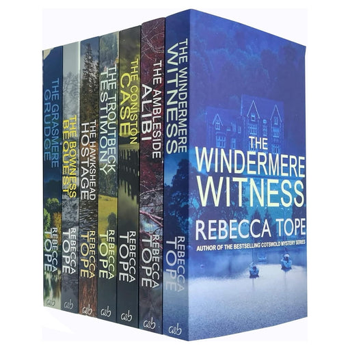 Lake District Mysteries Series 8 Books Collection Set By Rebecca Tope - The Book Bundle