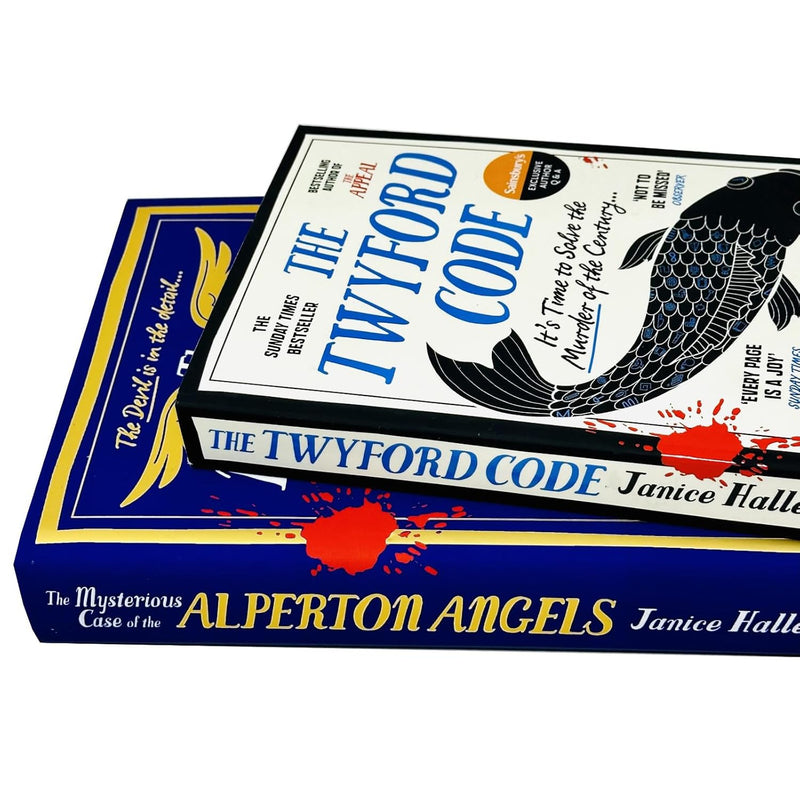 The Twyford Code & The Mysterious Case of the Alperton Angels By Janice Hallett Collection 2 Books Set - The Book Bundle