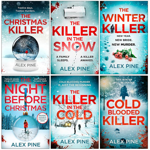 DI James Walker Series 1-6 Books Collection Set By Alex Pine (The Christmas Killer, The Killer in the Snow) - The Book Bundle