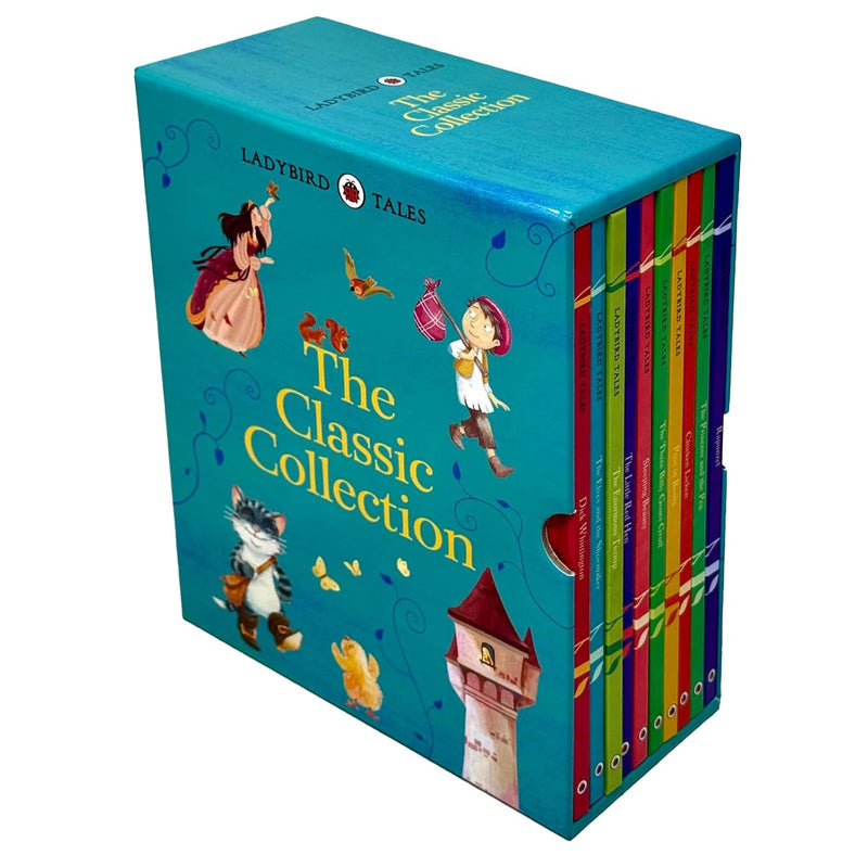 Ladybird Tales Classic Collection 10 Books Set (Dick Whittington, The Three Billy Goats Gruff, The Elves and the Shoemaker,Puss in Boots,The Enormous Turnip,Chicken Licken,The Little Red Hen & More) - The Book Bundle