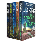 DCI Logan Crime Thrillers Series 17-21 Collection 5 Books Set by JD Kirk (In Service of Death, A Dead Man Walking, Where the Pieces Lie, A Killer of Influence and A Rock and a Hard Place) - The Book Bundle