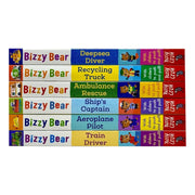 Bizzy Bear: Series 1 Collection 6 Board Books Set by Benji Davies((Train Driver, Aeroplane Pilot, Ship’s Captain, Ambulance Rescue, Recycling Truck & Deep-Sea Diver) - The Book Bundle