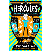 Set of four Hercules Series paperback books by Tom Vaughan for ages 9-12, featuring colorful covers and fictional adventure stories.