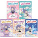 Unicornia Series 5 Books Collection Set By Ana Punset (Learning to Fly, A Magical Birthday, The Cupcake Contest, The Dance Show and The Frozen Palace) - The Book Bundle