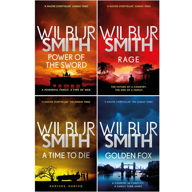 The Courtney Series 4 Books 5 to 8 Collection set (Power of the Sword, Rage, A Time to Die, Golden Fox) - The Book Bundle