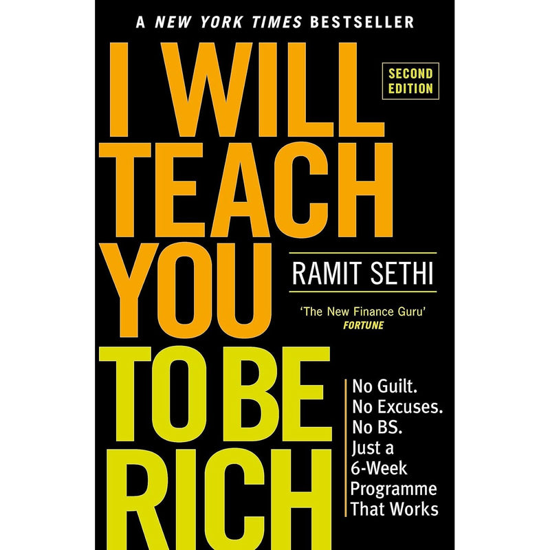 Set of three non-fiction books on wealth and personal finance by Malcolm Tate, Wallace D. Wattles, and Ramit Sethi from Rupa Publications.
