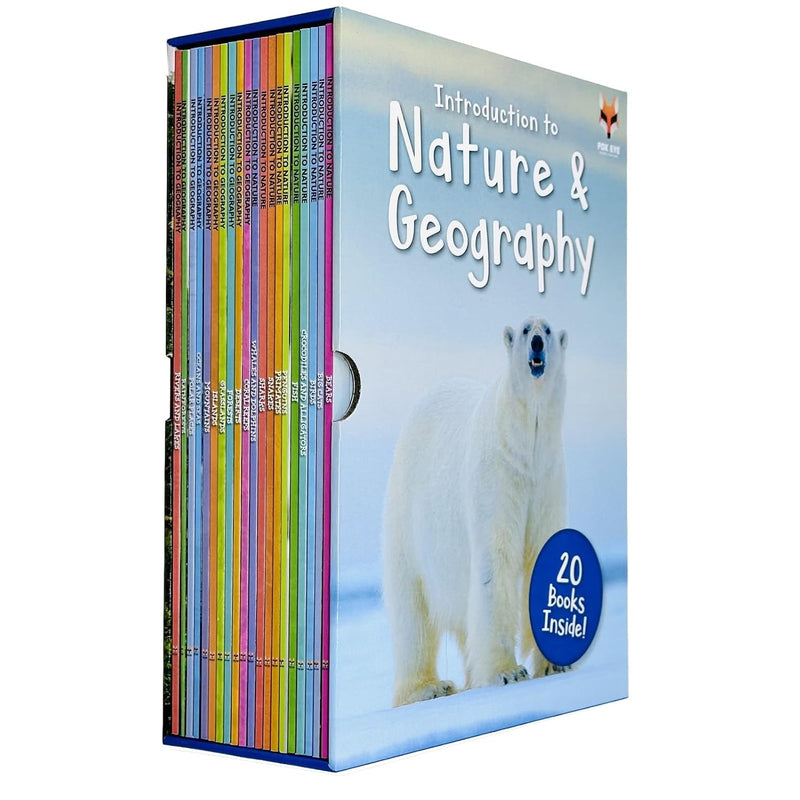 Introduction to Nature and Geography 20 Books Collection Box Set (Bears, Big Cats, Birds, Crocodiles and Alligators) - The Book Bundle