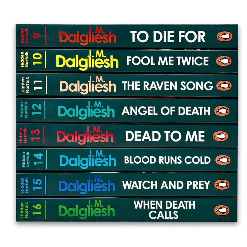 Hidden Norfolk Murder Mystery Series 9-16 Books Collection Set by J M Dalgliesh (To Die For, Fool Me Twice, The Raven Song, Angel of Death, Dead to Me, Watch and Prey, When Death Calls & More)- Fiction - Paperback
