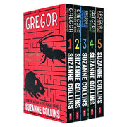 Gregor The Underland Chronicles book collection by Suzanne Collins, featuring five paperback novels including The Overlander and The Prophecy of Bane