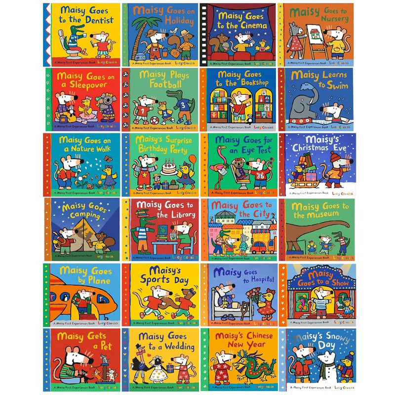 Maisy Mouse First Experiences 24 Books Collection Set By Lucy Cousins - Fiction