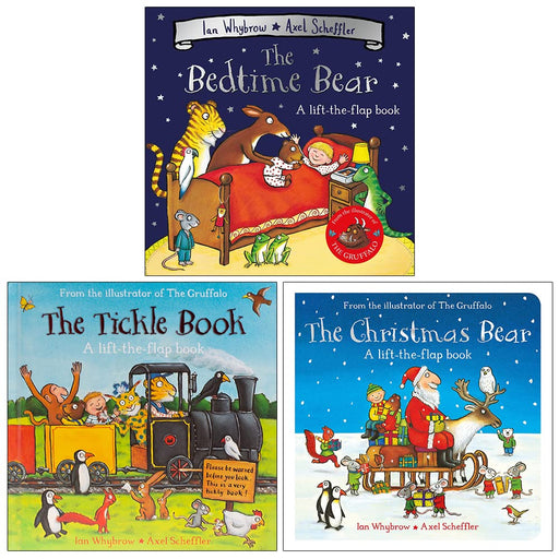 Tom and Bear Collection 3 Books Set By Ian Whybrow (The Bedtime Bear, The Tickle Book, The Christmas Bear) - The Book Bundle