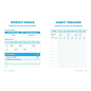 Meal planner notebook titled "Bored of Lunch" by Nathan Anthony, featuring colorful cover design for organizing weekly meals.