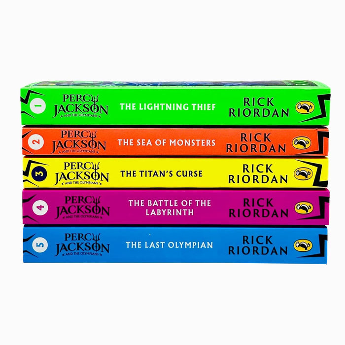 Percy Jackson and The Olympians Series 5 Books Collection Set - The Book Bundle