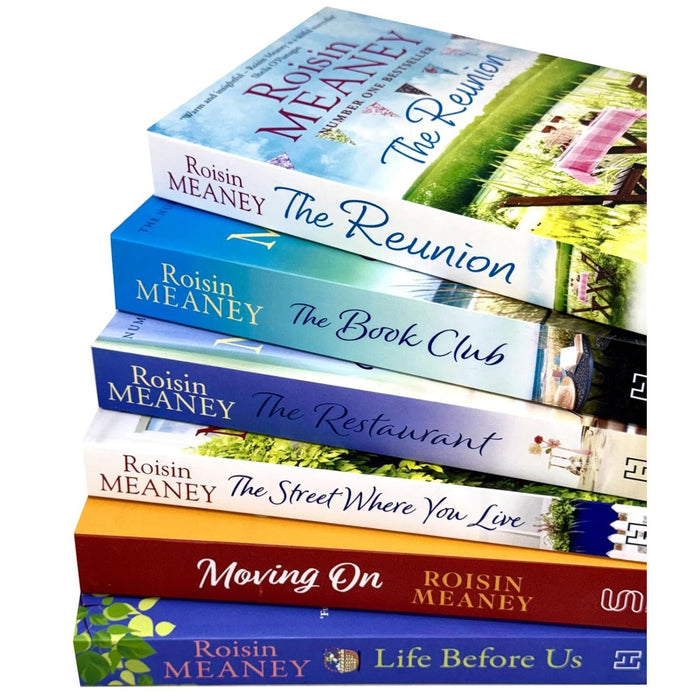 Roisin Meaney Collection 6 Books Set (Life Before Us, Moving On, The Restaurant, The Book Club, The Street Where You Live & The Reunion)