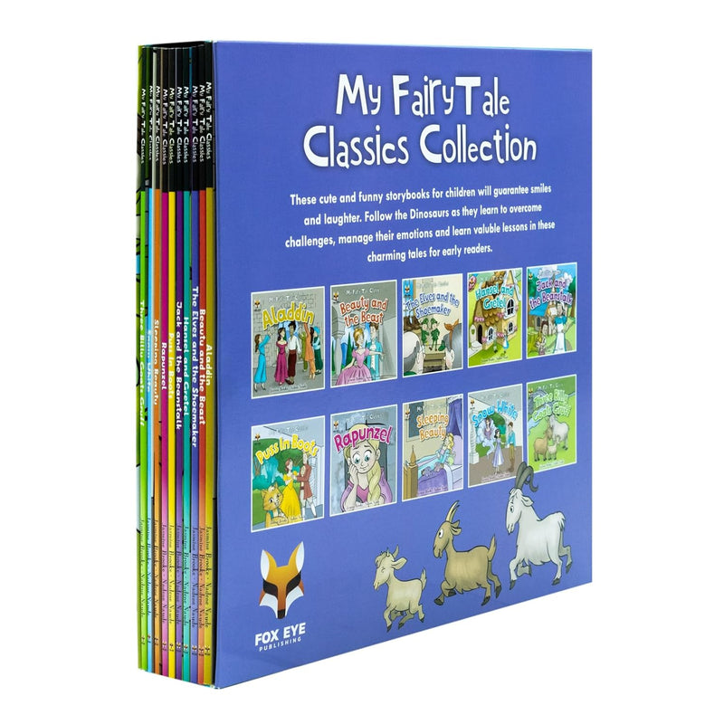 My FairyTale Classic 10 Picture Books Collection (Aladdin, Beauty and Beast, Puss In Boots, Jack and The Beanstalk, Hansel and Gretel) - The Book Bundle
