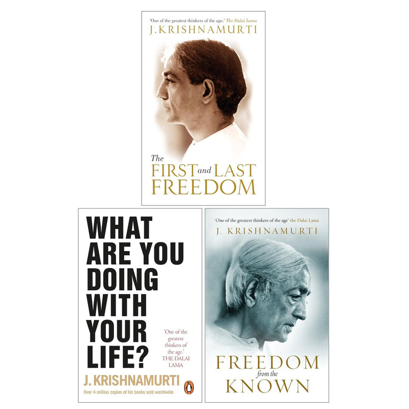Finding Inner Freedom 3 Books Collection Set By J Krishnamurti - Non Fiction - Paperback