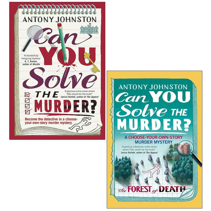 Can You Solve the Murder? 2 Books Collection Set by Antony Johnston - Fiction - Paperback