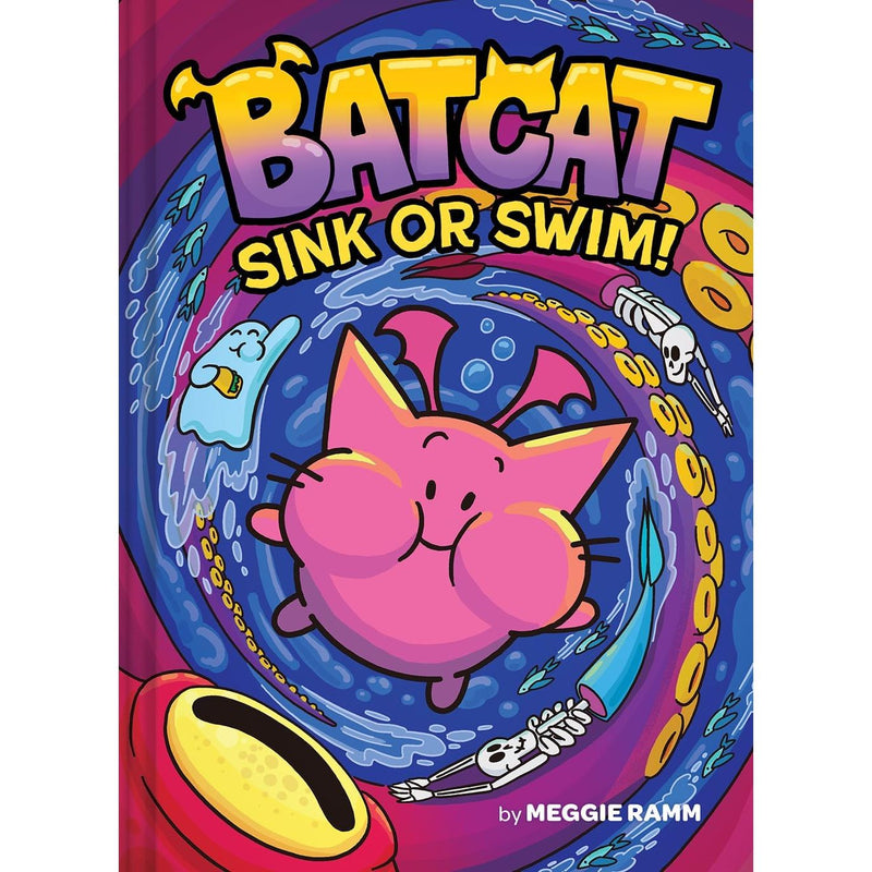 Batcat 3 Books graphic novel collection set by Meggie Ramm, featuring hardcover editions with colorful cover art.