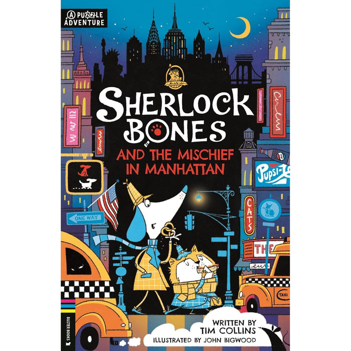 Adventures of Sherlock Bones Series 5 Books Collection Set By Tim Collins - The Book Bundle