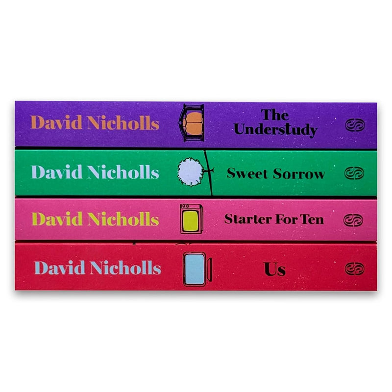 David Nicholls Collection 4 Books Set: Us, Starter For Ten, The Understudy - Fiction - Paperback