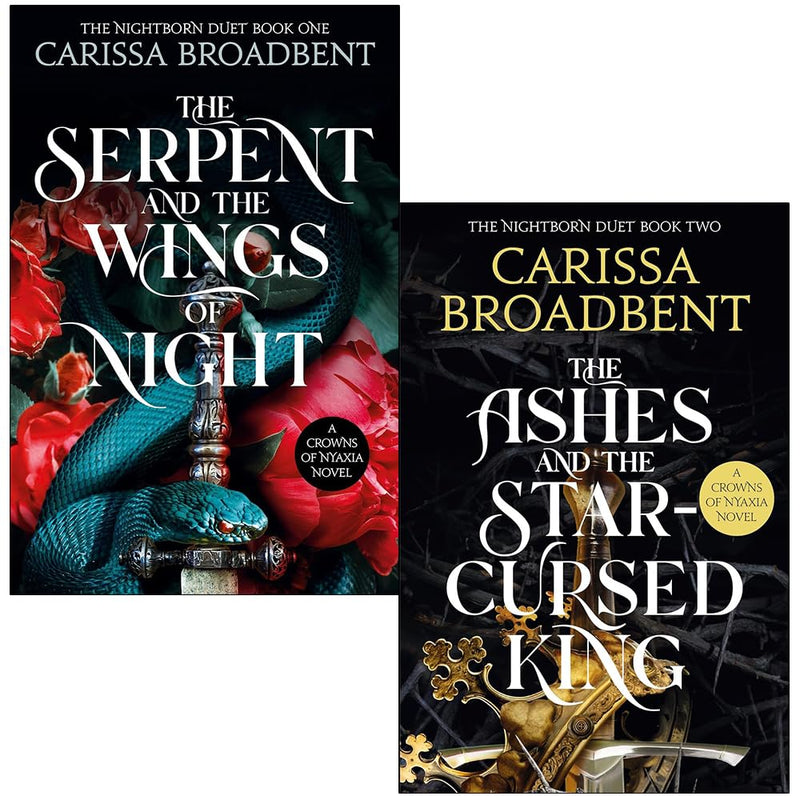 Carissa Broadbent  2 Books Set (The Serpent and the Wings of Night, The Ashes and the Star-Cursed King ) - The Book Bundle