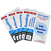 KS2 Sats Question Book Collection 5 Books Set Age 10-11 (English Reading, English Grammar Punctuation and Spelling) - The Book Bundle