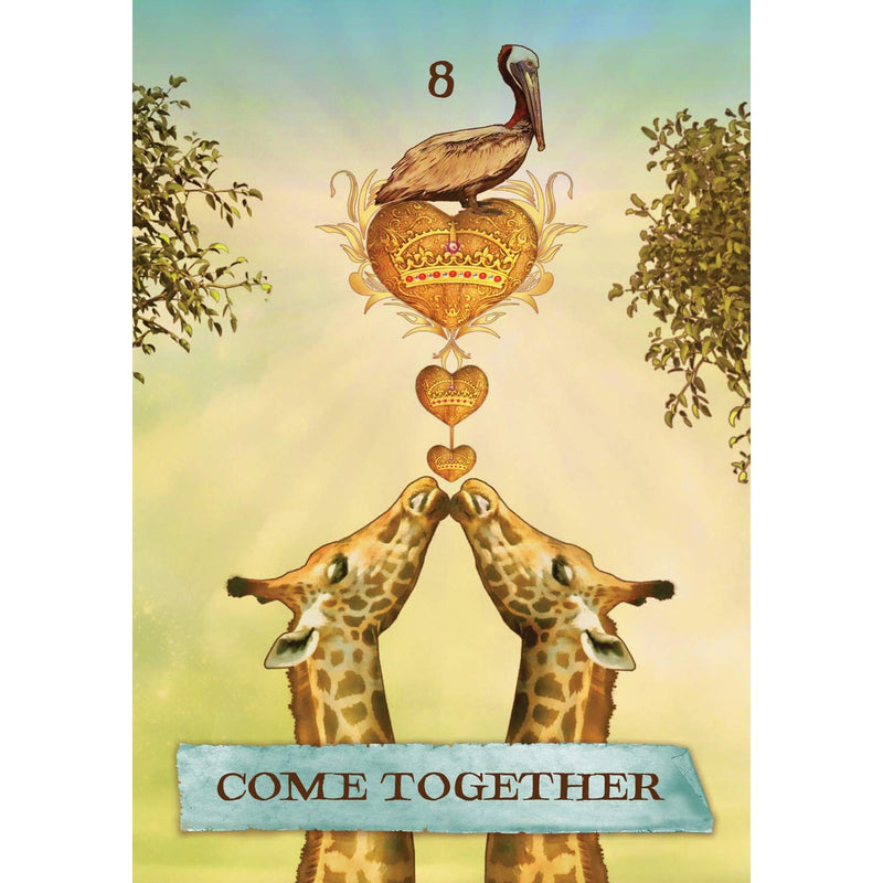 Enchanted Map Oracle Cards deck by Colette Baron-Reid, 54-card love-themed oracle deck, featuring colorful mystical artwork.