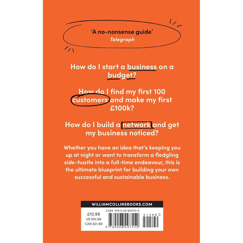 Book cover for "How To Make Money" by Nafisa Bakkar, featuring a professional design about starting a successful six-figure business.
