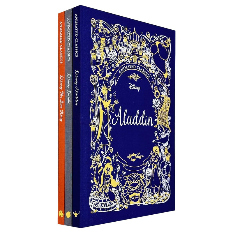 Disney Animated Classics 3 Books Collection Set By Lily Murray (Aladdin, Dumbo, The Lion King) - The Book Bundle