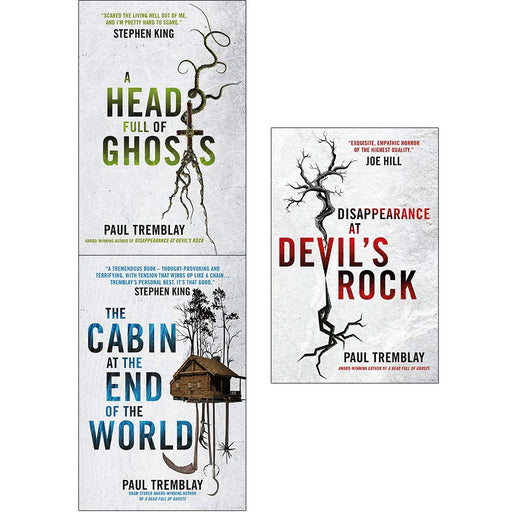 Paul tremblay collection 3 books set (a head full of ghosts, the cabin at the end of the world, disappearance at devil's rock) - The Book Bundle