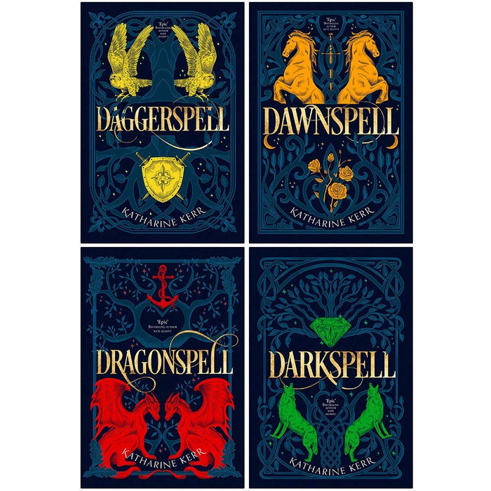 The Deverry series 4 Books Collection Set by Katharine Kerr Dawnspell, Darkspell - The Book Bundle
