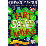 Paperback book set of "The Day I Fell Down the Toilet" by Stephen Mangan, featuring three humorous fiction stories in a Scholastic ltd edition.