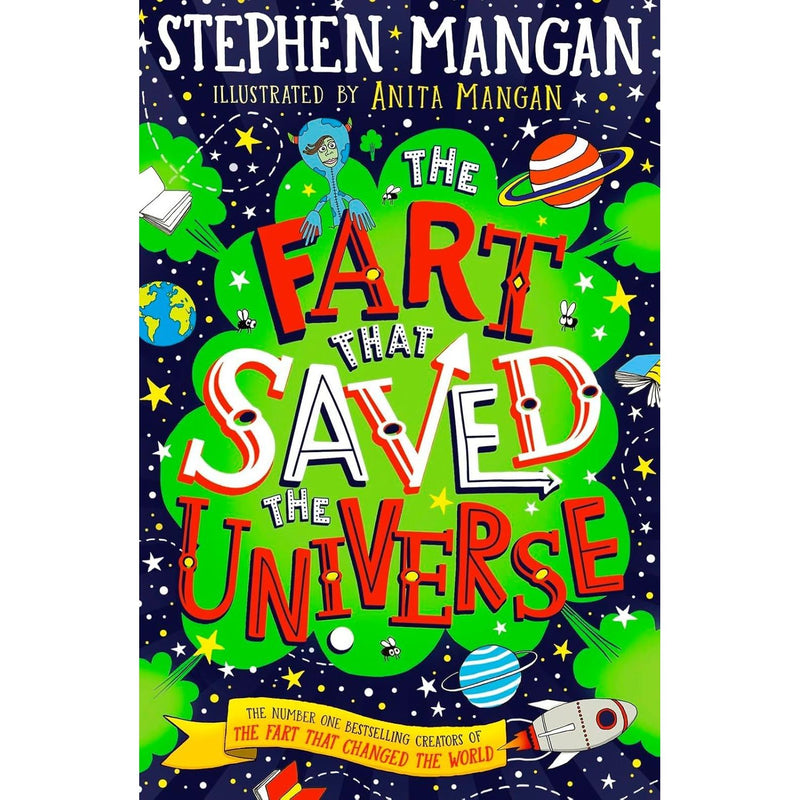 Paperback book set of "The Day I Fell Down the Toilet" by Stephen Mangan, featuring three humorous fiction stories in a Scholastic ltd edition.