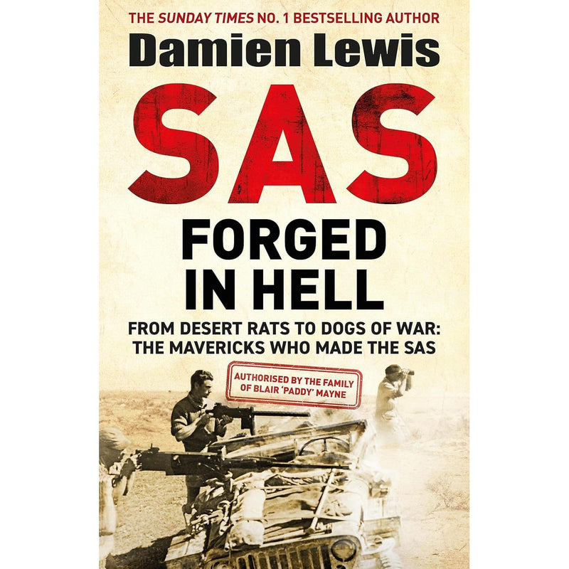 Damien Lewis 6 Books Collection Set SAS Forged in Hell, The The Ministry of Ungentlemanly Warfare - The Book Bundle