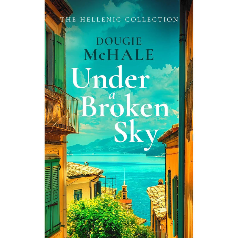 Set of nine fiction books from Dougie McHale's Hellenic Collection by Vinci Books Ltd, featuring mixed formats and colorful covers.
