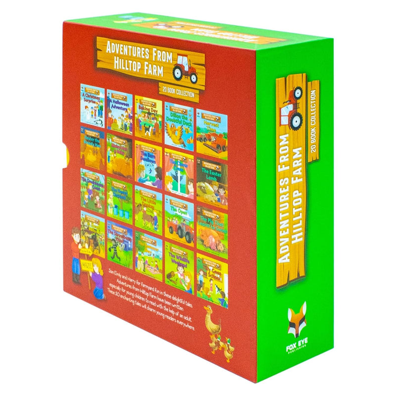 Adventures From Hilltop Farm 20 Books Collection Set: A Farmyard Christmas Surprise - The Book Bundle
